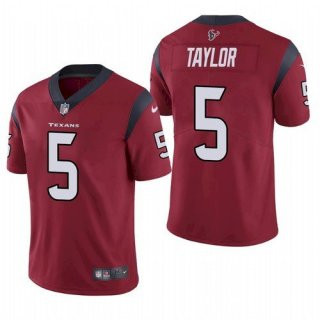 Men's Houston Texans #5 Tyrod Taylor Red Vapor Untouchable Limited Stitched Jersey Men's Houston Texans #5 Tyrod Taylor Red Vapor Untouchable Limited Stitched Jersey