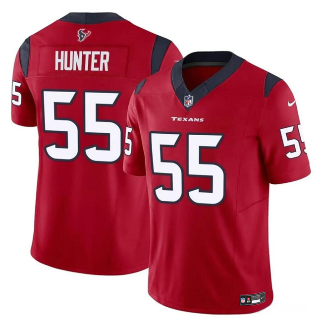 Men's Houston Texans #55 Danielle Hunter Red 2024 F.U.S.E Vapor Untouchable Stitched Football Jersey Men's Houston Texans #55 Danielle Hunter Red 2024 F.U.S.E Vapor Untouchable Stitched Football Jersey