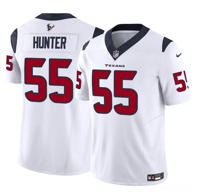 Men's Houston Texans #55 Danielle Hunter White 2024 F.U.S.E Vapor Untouchable Stitched Football Jersey Men's Houston Texans #55 Danielle Hunter White 2024 F.U.S.E Vapor Untouchable Stitched Football Jersey