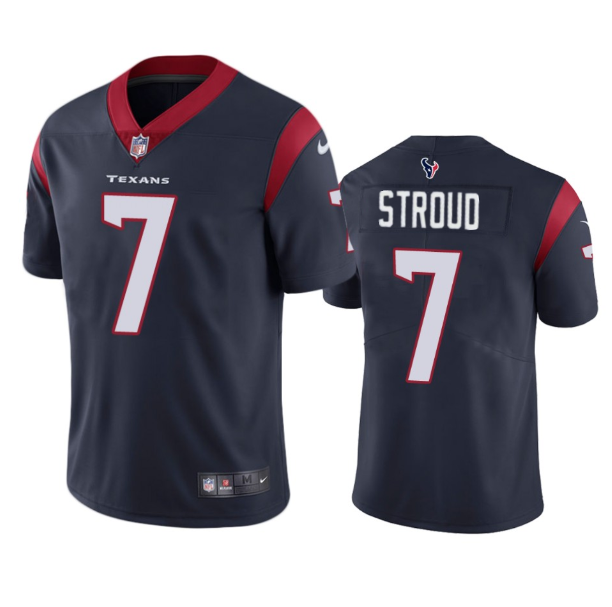 Men's Houston Texans #7 C.J. Stroud Navy Vapor Untouchable Stitched Football Jersey Men's Houston Texans #7 C.J. Stroud Navy Vapor Untouchable Stitched Football Jersey