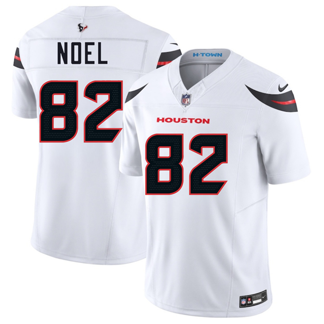 Men's Houston Texans #82 Jaylin Noel White 2025 Draft Vapor F.U.S.E. Limited Stitched Jersey Men's Houston Texans #82 Jaylin Noel White 2025 Draft Vapor F.U.S.E. Limited Stitched Jersey