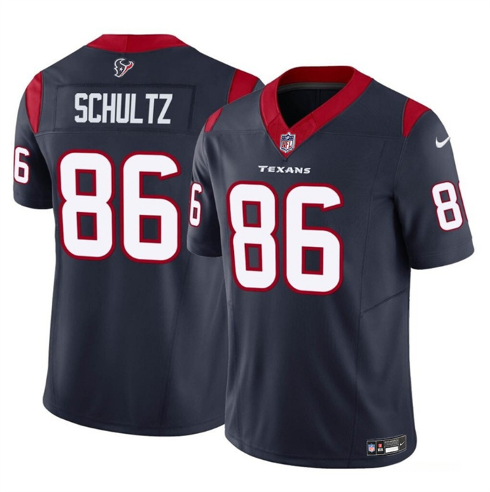 Men's Houston Texans #86 Dalton Schultz Navy 2023 F.U.S.E Vapor Untouchable Stitched Football Jersey Men's Houston Texans #86 Dalton Schultz Navy 2023 F.U.S.E Vapor Untouchable Stitched Football Jersey