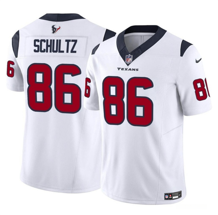 Men's Houston Texans #86 Dalton Schultz White 2023 F.U.S.E Vapor Untouchable Stitched Football Jersey Men's Houston Texans #86 Dalton Schultz White 2023 F.U.S.E Vapor Untouchable Stitched Football Jersey