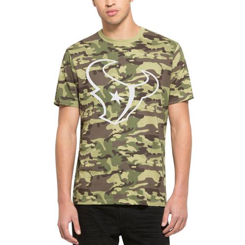 Men's Houston Texans '47 Camo Alpha T-Shirt Men's Houston Texans '47 Camo Alpha T-Shirt