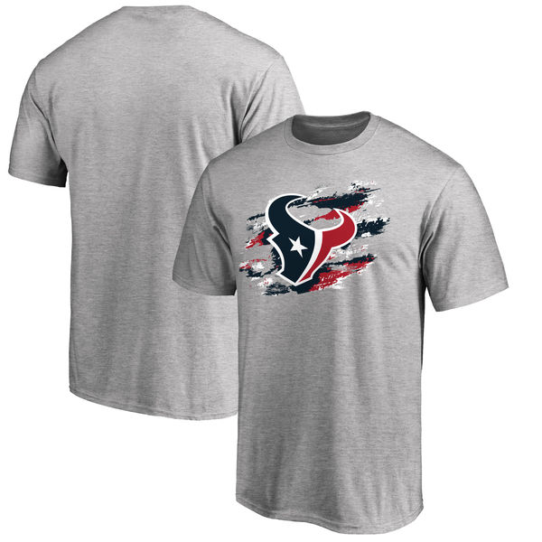 Men's Houston Texans NFL Pro Line True Color T-Shirt Heathered Gray