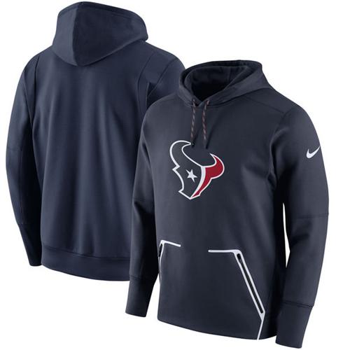 Men's Houston Texans Nike Navy Champ Drive Vapor Speed Pullover Hoodie Men's Houston Texans Nike Navy Champ Drive Vapor Speed Pullover Hoodie