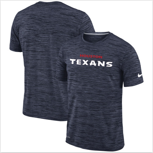 Men's Houston Texans Nike Navy Velocity Performance T-Shirt Men's Houston Texans Nike Navy Velocity Performance T-Shirt