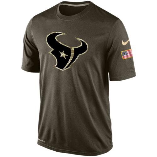 Men's Houston Texans Salute To Service Nike Dri-FIT T-Shirt Men's Houston Texans Salute To Service Nike Dri-FIT T-Shirt