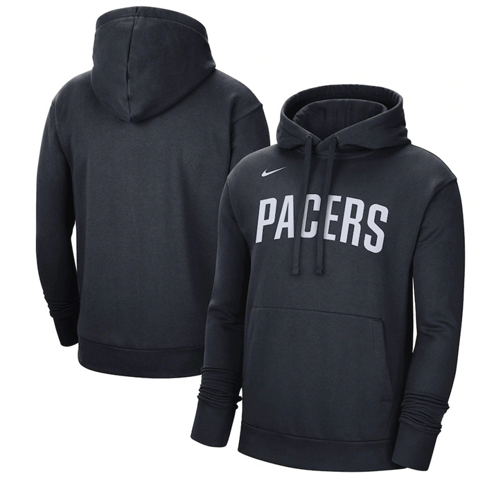 Men's Indiana Pacers Black 2022 23 City Edition Essential Pullover Hoodie Men's Indiana Pacers Black 2022 23 City Edition Essential Pullover Hoodie
