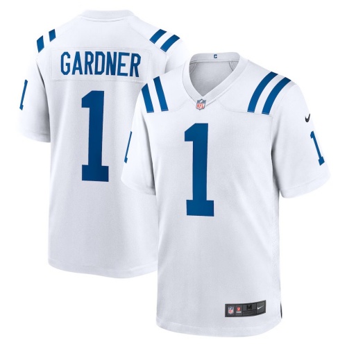 Men's Indianapolis Colts #1 Sauce Gardner White Vapor Limited Stitched Football Jersey Men's Indianapolis Colts #1 Sauce Gardner White Vapor Limited Stitched Football Jersey