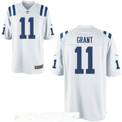 Men's Indianapolis Colts #11 Ryan Grant White Road Stitched NFL Nike Game Jersey Men's Indianapolis Colts #11 Ryan Grant White Road Stitched NFL Nike Game Jersey