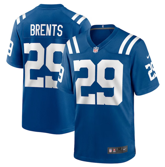 Men's Indianapolis Colts #29 JuJu Brents Blue Stitched Football Game Jersey Men's Indianapolis Colts #29 JuJu Brents Blue Stitched Football Game Jersey