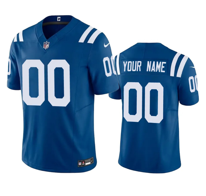 Men's Indianapolis Colts Active Player Custom Blue 2023 F.U.S.E Vapor Untouchable Stitched Football Jersey Men's Indianapolis Colts Active Player Custom Blue 2023 F.U.S.E Vapor Untouchable Stitched Football Jersey