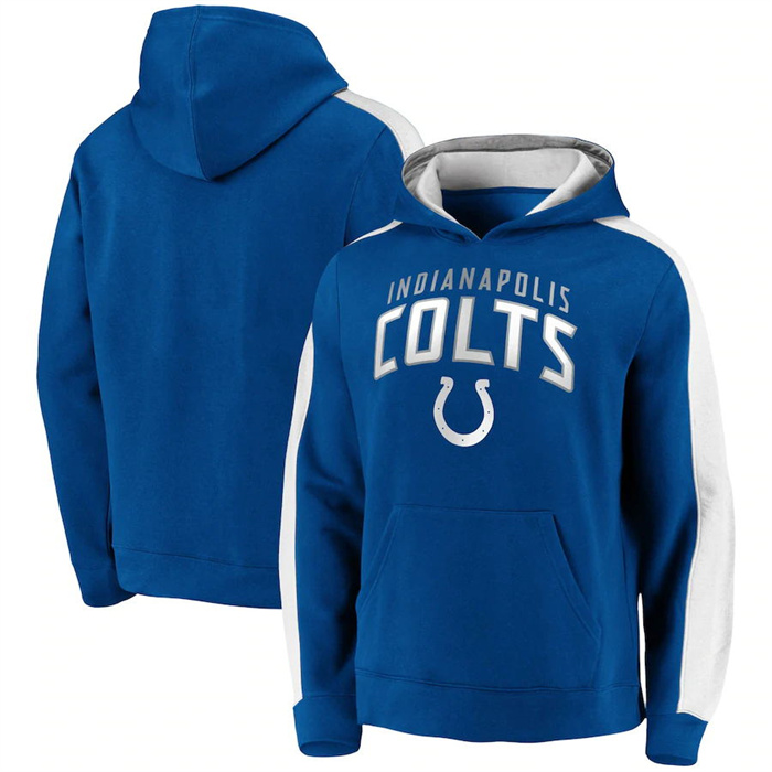 Men's Indianapolis Colts Blue Game Time Arch Pullover Hoodie Men's Indianapolis Colts Blue Game Time Arch Pullover Hoodie
