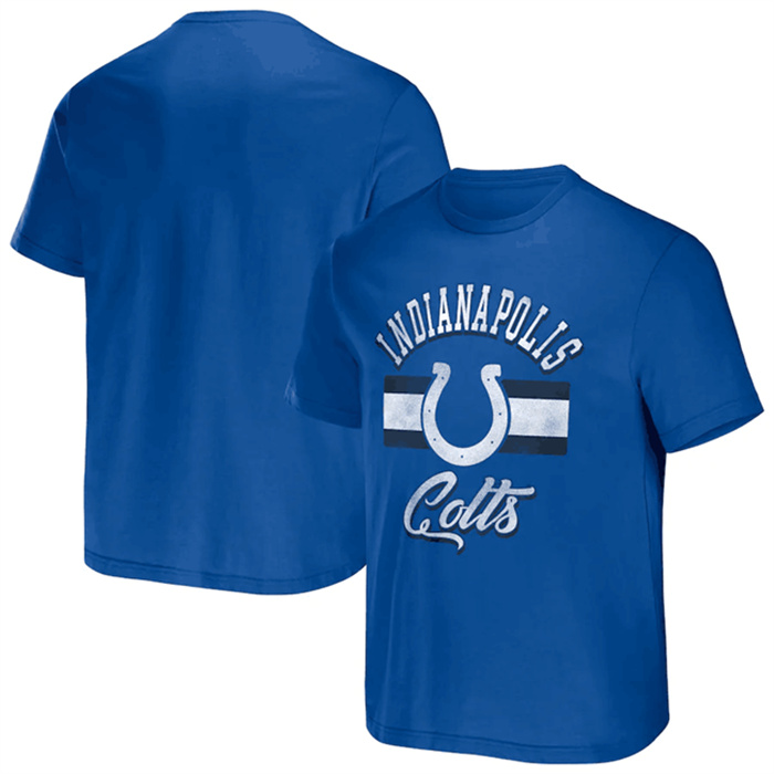 Men's Indianapolis Colts Blue X Darius Rucker Collection Stripe T-Shirt Men's Indianapolis Colts Blue X Darius Rucker Collection Stripe T-Shirt