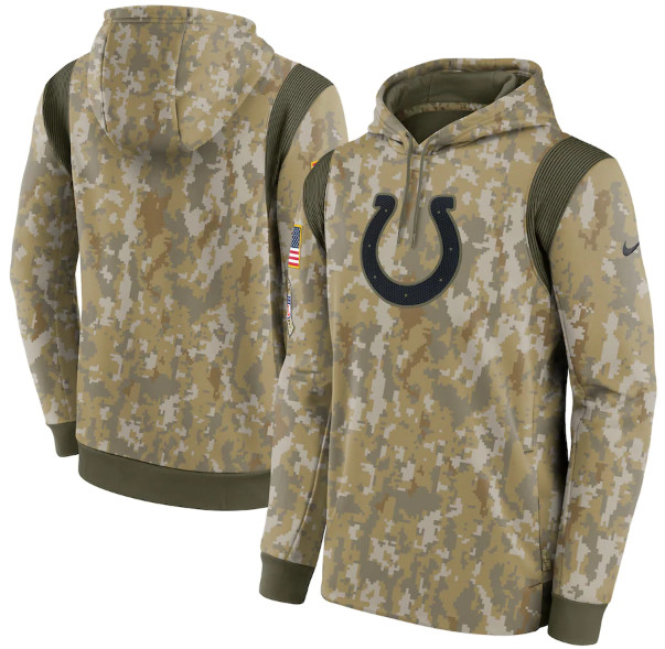 Men's Indianapolis Colts Camo 2021 Salute To Service Therma Performance Pullover Hoodie Men's Indianapolis Colts Camo 2021 Salute To Service Therma Performance Pullover Hoodie