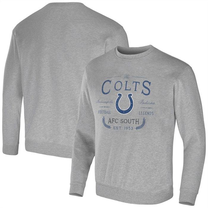 Men's Indianapolis Colts Gray Darius Rucker Collection Pullover Sweatshirt Men's Indianapolis Colts Gray Darius Rucker Collection Pullover Sweatshirt