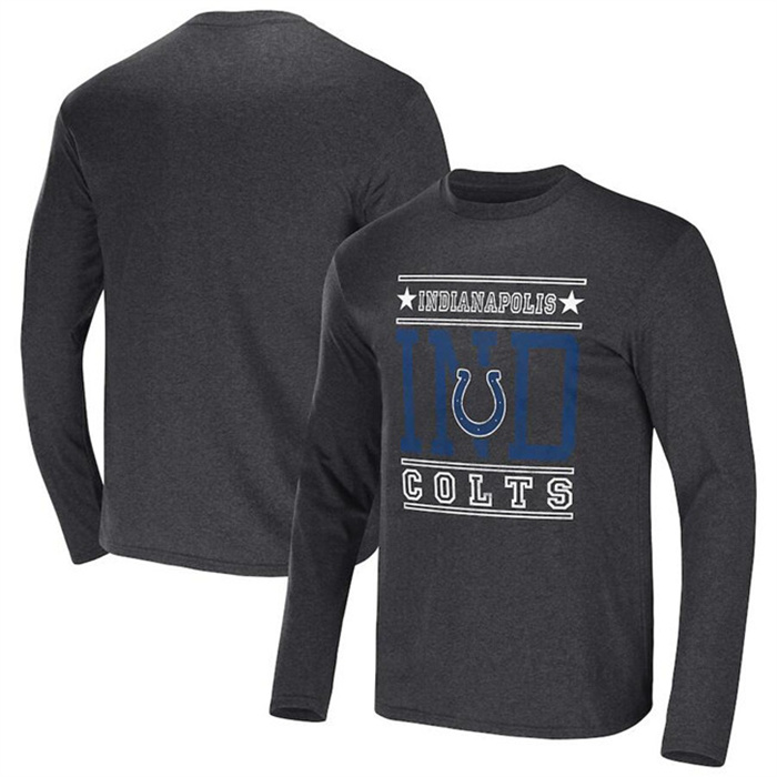 Men's Indianapolis Colts Heathered Charcoal X Darius Rucker Collection Long Sleeve T-Shirt Men's Indianapolis Colts Heathered Charcoal X Darius Rucker Collection Long Sleeve T-Shirt