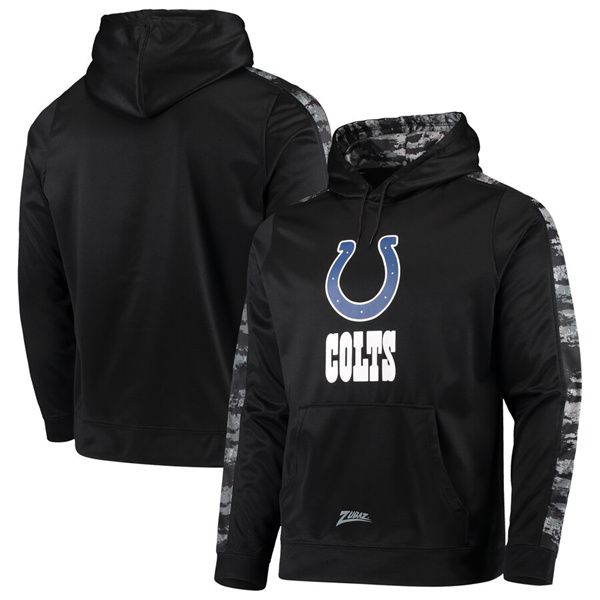 Men's Indianapolis Colts Zubaz Black Tonal Oxide Pullover Hoodie Men's Indianapolis Colts Zubaz Black Tonal Oxide Pullover Hoodie