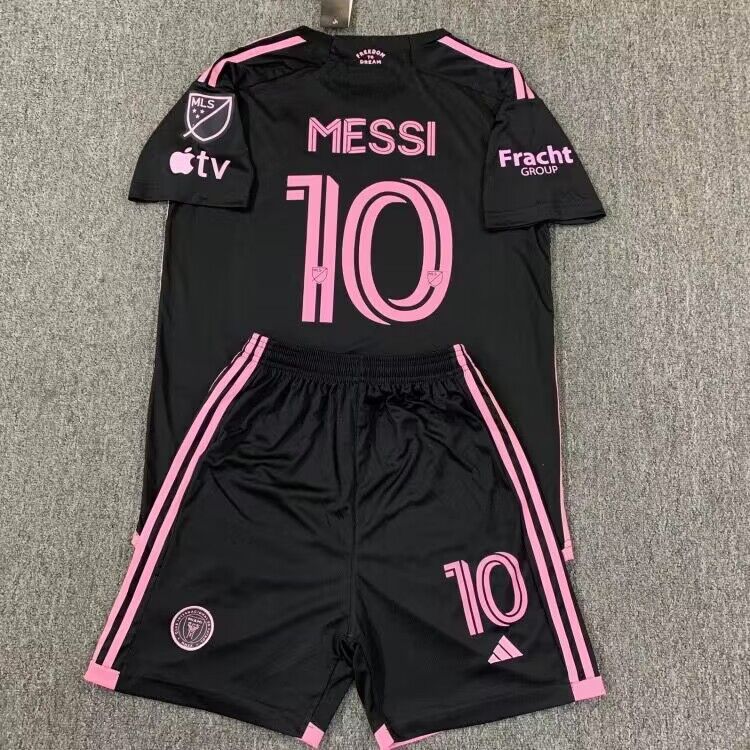 Men/Youth Inter Miami CF #10 Lionel Messi Jersey Black Soccer Set Men/Youth Inter Miami CF #10 Lionel Messi Jersey Black Soccer Set