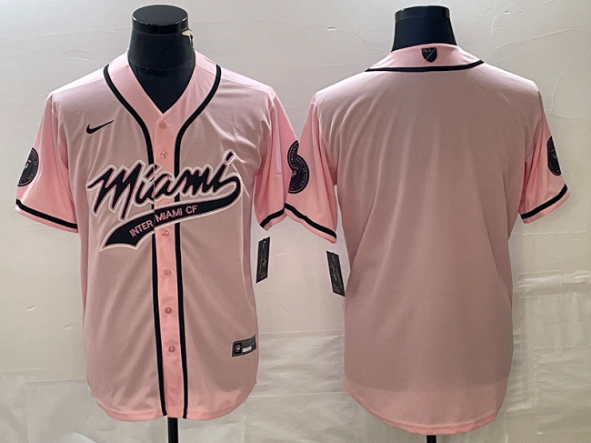 Men's Inter Miami CF Blank Pink Cool Base Stitched Jers Men's Inter Miami CF Blank Pink Cool Base Stitched Jers