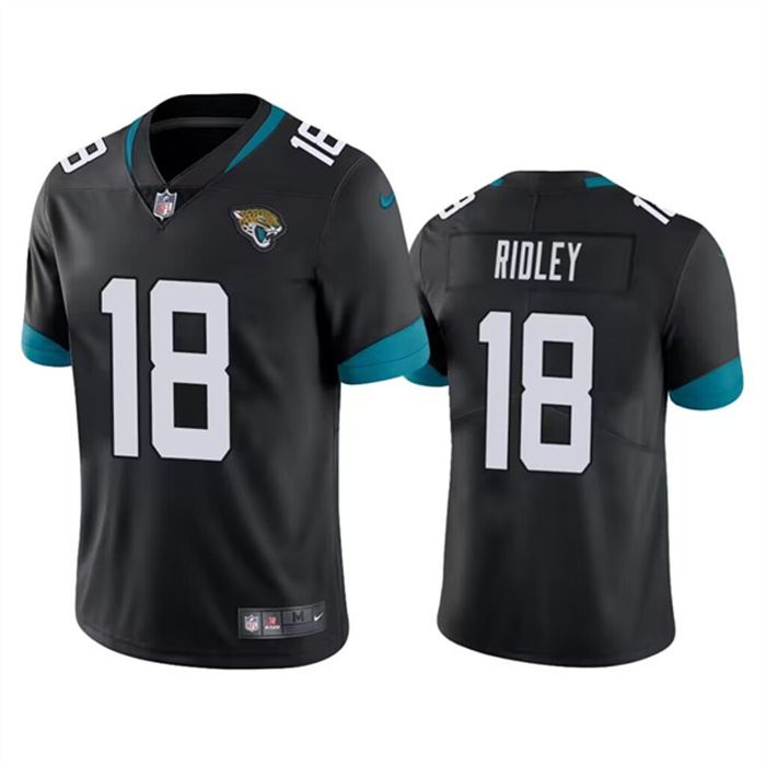 Men's Jacksonville Jaguars #18 Calvin Ridley Black Vapor Untouchable Limited Stitched Jersey Men's Jacksonville Jaguars #18 Calvin Ridley Black Vapor Untouchable Limited Stitched Jersey