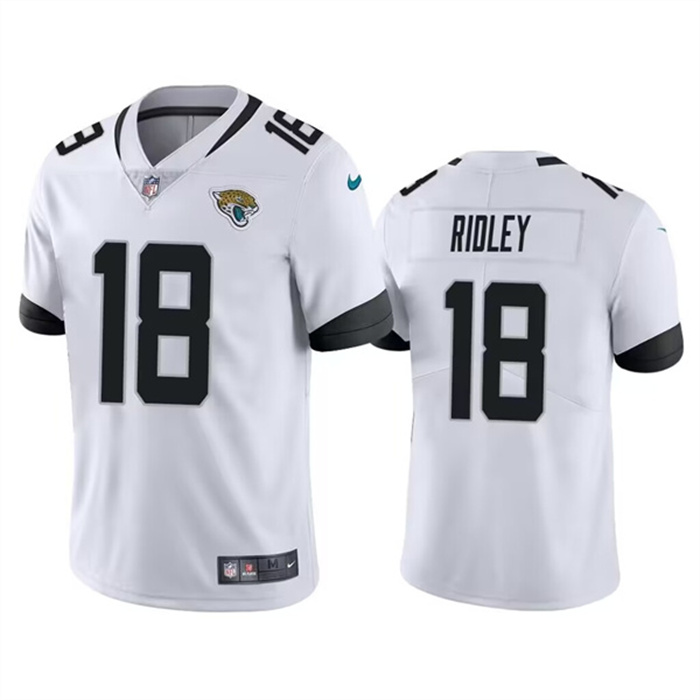 Men's Jacksonville Jaguars #18 Calvin Ridley White Vapor Untouchable Limited Stitched Jersey Men's Jacksonville Jaguars #18 Calvin Ridley White Vapor Untouchable Limited Stitched Jersey