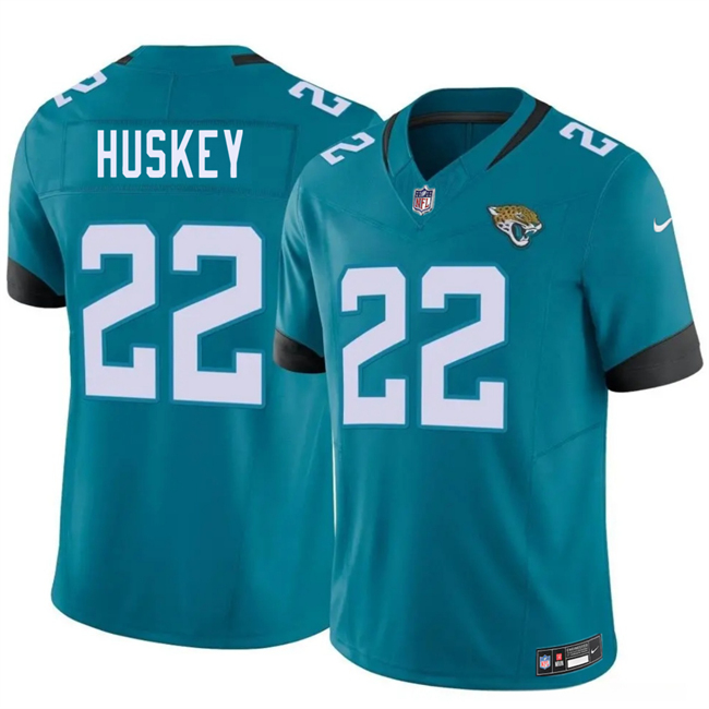 Men's Jacksonville Jaguars #22 Jalen Huskey Teal 2026 Draft F.U.S.E. Vapor Untouchable Limited Stitched Jersey Men's Jacksonville Jaguars #22 Jalen Huskey Teal 2026 Draft F.U.S.E. Vapor Untouchable Limited Stitched Jersey