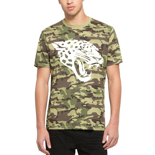 Men's Jacksonville Jaguars '47 Camo Alpha T-Shirt Men's Jacksonville Jaguars '47 Camo Alpha T-Shirt