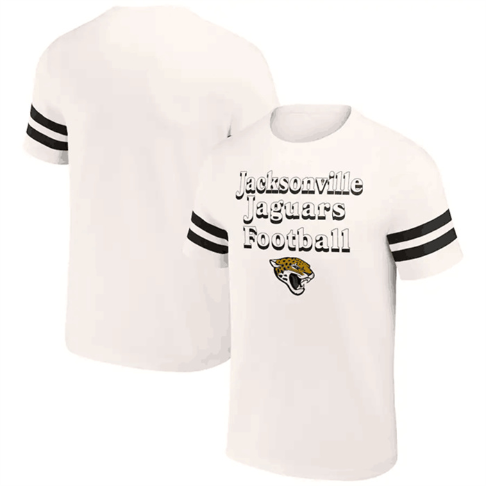 Men's Jacksonville Jaguars Cream X Darius Rucker Collection Vintage T-Shirt Men's Jacksonville Jaguars Cream X Darius Rucker Collection Vintage T-Shirt