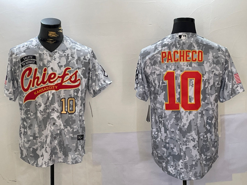 Men's Kansas City Chiefs #10 Isiah Pacheco 2024 Arctic Camo Salute To Service Stitched Baseball Jersey 1 Men's Kansas City Chiefs #10 Isiah Pacheco 2024 Arctic Camo Salute To Service Stitched Baseball Jersey 1