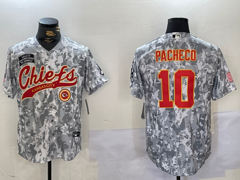 Men's Kansas City Chiefs #10 Isiah Pacheco 2024 Arctic Camo Salute To Service Stitched Baseball Jersey 2 Men's Kansas City Chiefs #10 Isiah Pacheco 2024 Arctic Camo Salute To Service Stitched Baseball Jersey 2