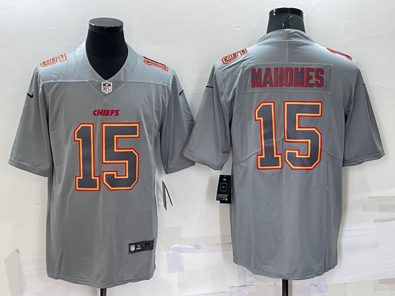 Men's Kansas City Chiefs #15 Patrick Mahomes Atmosphere Fashion Stitched Jersey Men's Kansas City Chiefs #15 Patrick Mahomes Atmosphere Fashion Stitched Jersey