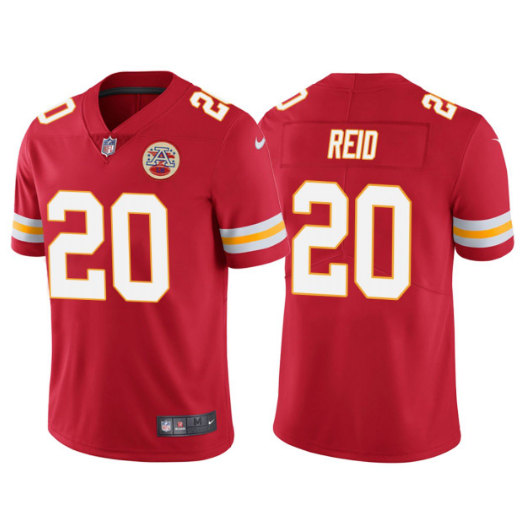 Men's Kansas City Chiefs #20 Justin Reid Red Vapor Untouchable Limited Stitched Jersey Men's Kansas City Chiefs #20 Justin Reid Red Vapor Untouchable Limited Stitched Jersey