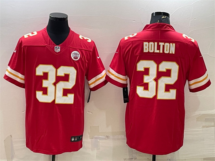 Men's Kansas City Chiefs #32 Nick Bolton Red Vapor Untouchable Limited Stitched Football Jersey Men's Kansas City Chiefs #32 Nick Bolton Red Vapor Untouchable Limited Stitched Football Jersey