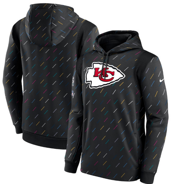 Men's Kansas City Chiefs 2021 Charcoal Crucial Catch Therma Pullover Hoodie Men's Kansas City Chiefs 2021 Charcoal Crucial Catch Therma Pullover Hoodie