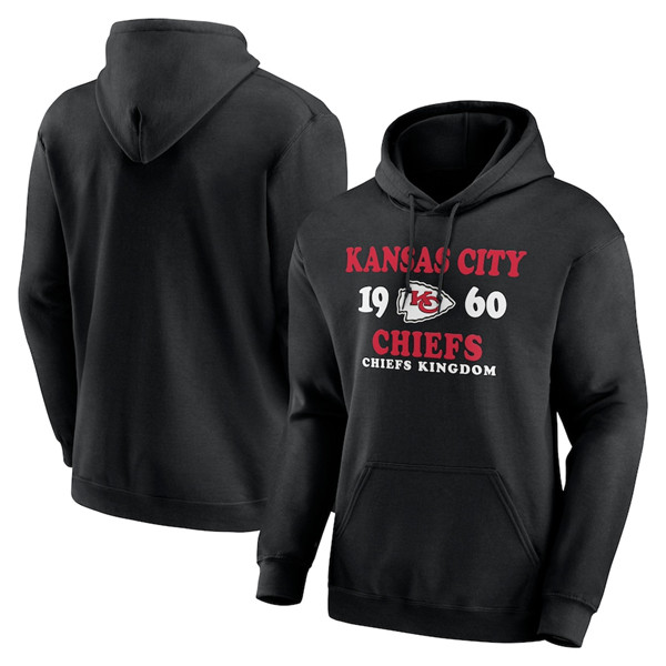 Men's Kansas City Chiefs Black Fierce Competitor Pullover Hoodie Men's Kansas City Chiefs Black Fierce Competitor Pullover Hoodie