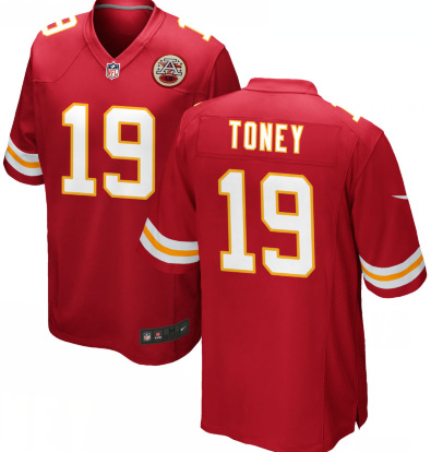 Men's Kansas City Chiefs Kadarius Toney Red Vapor Limited Jersey Men's Kansas City Chiefs Kadarius Toney Red Vapor Limited Jersey