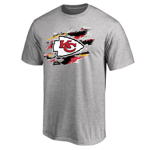 Men's Kansas City Chiefs NFL Pro Line True Color T-Shirt Heathered Gray