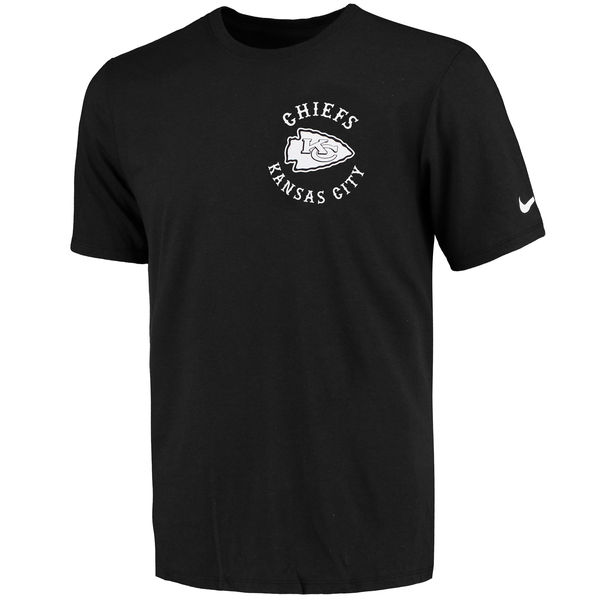 Men's Kansas City Chiefs Nike Black Helmet Tri Blend T-Shirt Men's Kansas City Chiefs Nike Black Helmet Tri Blend T-Shirt