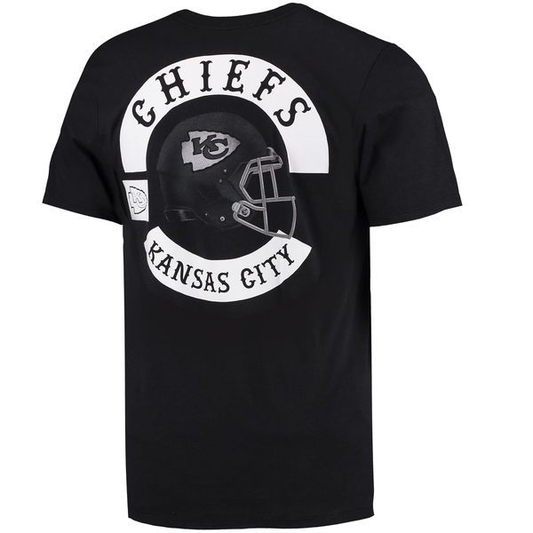 Men's Kansas City Chiefs Nike Black Helmet Tri Blend T-Shirt2 Men's Kansas City Chiefs Nike Black Helmet Tri Blend T-Shirt2