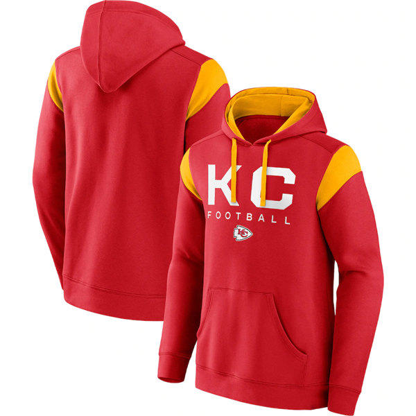 Men's Kansas City Chiefs Red Call The Shot Pullover Hoodie Men's Kansas City Chiefs Red Call The Shot Pullover Hoodie