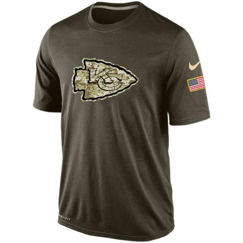 Men's Kansas City Chiefs Salute To Service Nike Dri-FIT T-Shirt Men's Kansas City Chiefs Salute To Service Nike Dri-FIT T-Shirt