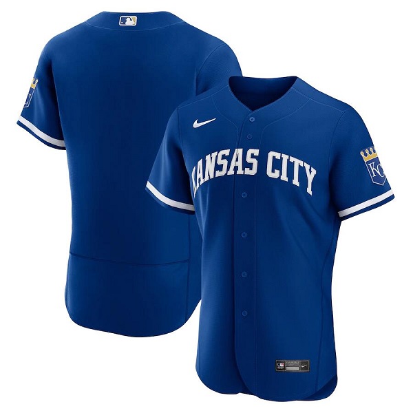 Men's Kansas City Royals Blank Blue Flex Base Stitched Jersey Men's Kansas City Royals Blank Blue Flex Base Stitched Jersey