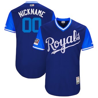 Men's Kansas City Royals Majestic Navy 2017 Players Weekend Authentic Team Custom Jersey Men's Kansas City Royals Majestic Navy 2017 Players Weekend Authentic Team Custom Jersey