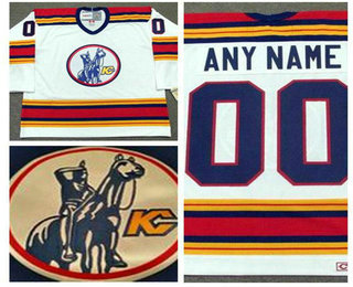 Men's Kansas City Scouts White Vintage 1975 Stitched Hockey Throwback Custom Jersey S-3XL Men's Kansas City Scouts White Vintage 1975 Stitched Hockey Throwback Custom Jersey S-3XL