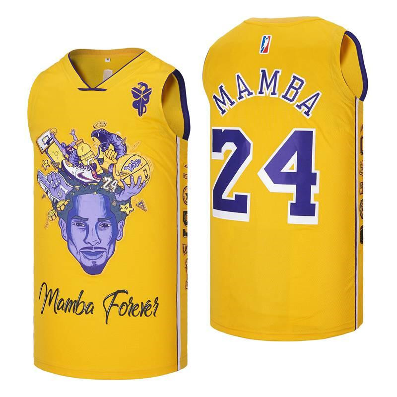 Men's Lakers #24 Kobe Bryant Fashion Jersey 