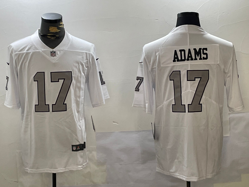 Men's Las Vegas Raiders #17 Davante Adams white 2023 F.U.S.E Vapor Untouchable Stitched Football Jersey
