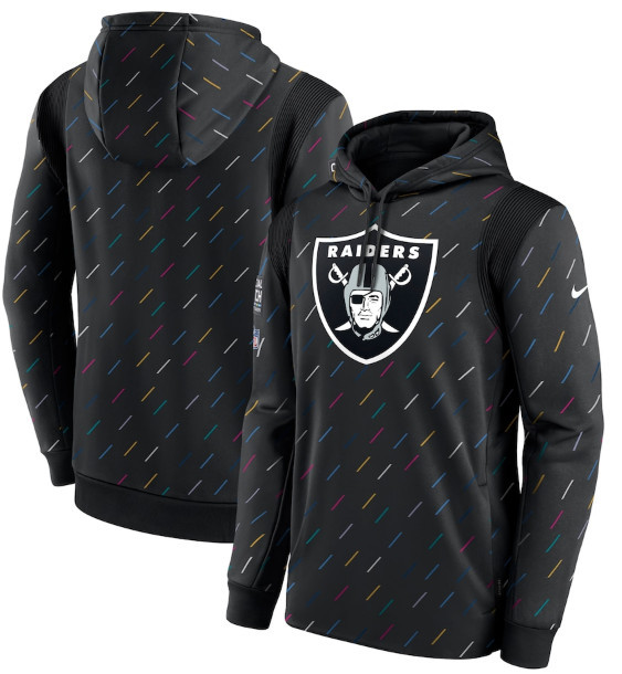 Men's Las Vegas Raiders 2021 Charcoal Crucial Catch Therma Pullover Hoodie Men's Las Vegas Raiders 2021 Charcoal Crucial Catch Therma Pullover Hoodie