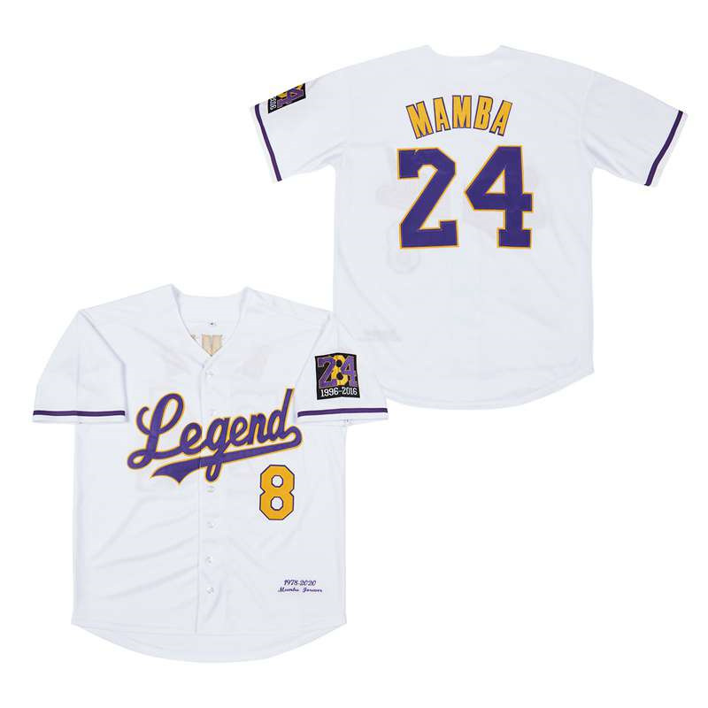 Men's Legend #8 Back #24 MAMBA Cool Base Stitched Jerseys 11 Men's Legend #8 Back #24 MAMBA Cool Base Stitched Jerseys 11